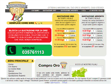 Tablet Screenshot of compro-oro.org